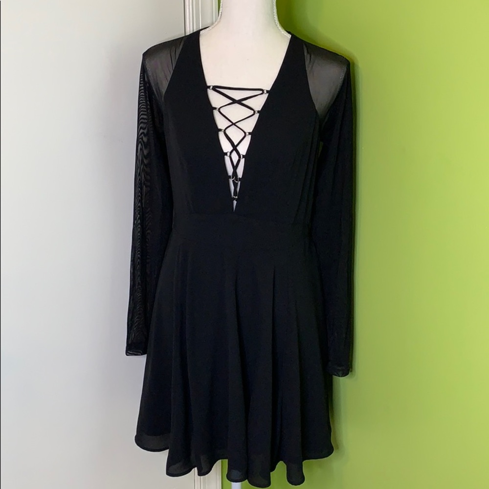 Express laced dress